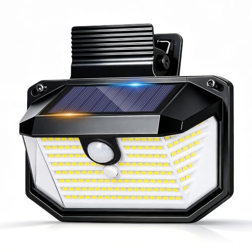 Solar Lights Outdoor Clip on Wall for Patio