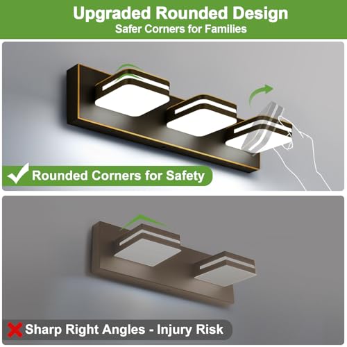 360° Rotate LED Bathroom Vanity Light Fixtures