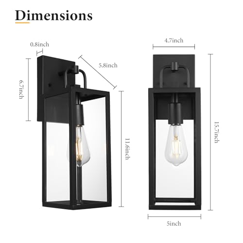 Transitional Outdoor Wall Sconce Light