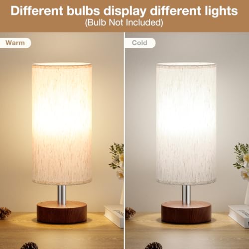 Table Lamps Set of 2 （Cream Shade (2 Count)
