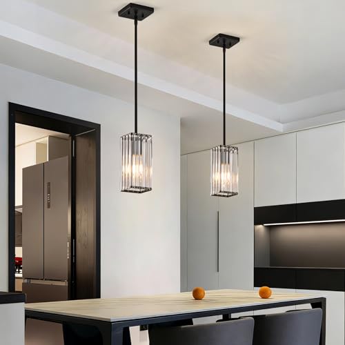 Modern Crystal Pendant Lights Kitchen Island