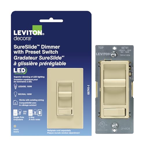 SureSlide LED Advanced Dimmer Switch for 150W Dimmable LED