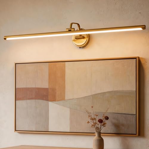 Hardwired Picture Light for Wall (Gold / 39 inches)