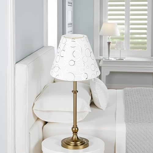 32629A Transitional Empire Shape Spider Construction Lamp Shade in White