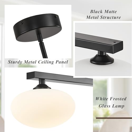 Black Kitchen Island Light