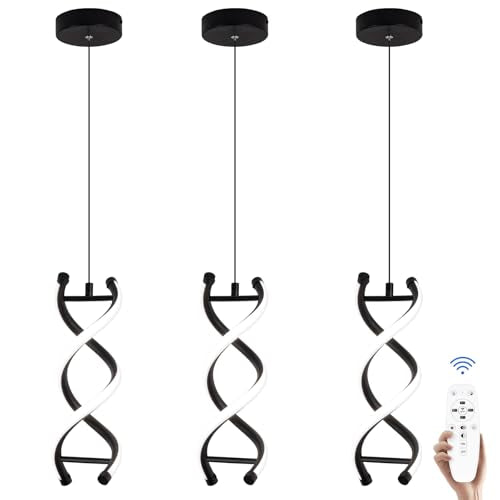 Spiral Modern Led Pendant Light (3 Count)