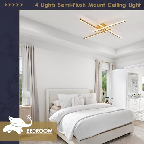 Gold Modern Led Chandelier 4