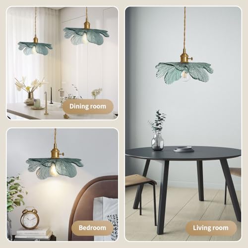 Hardwire Petal Glass Pendant Light Kitchen Island