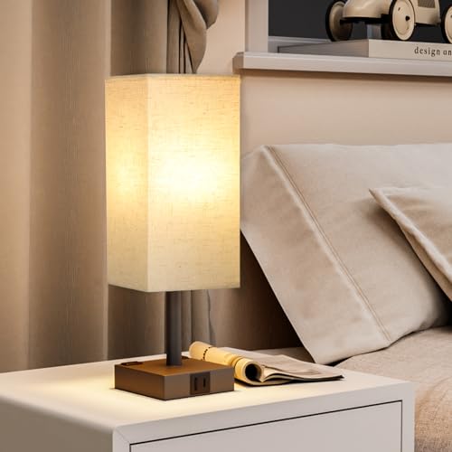 Beige Touch Table Lamp for Bedroom