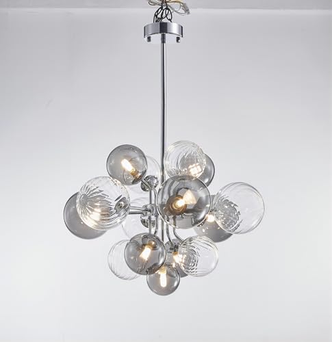 Mid Century Bubble Chandelier 8