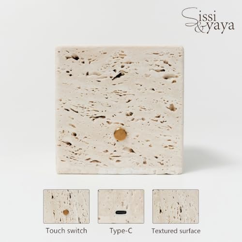 Travertine Marble Table Lamp