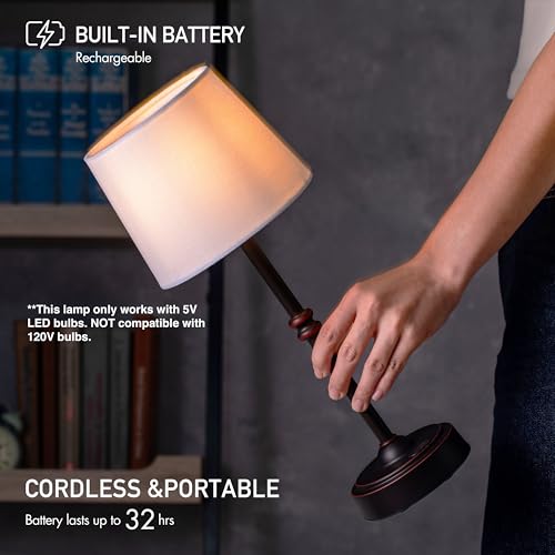 Seraph Cordless Rechargeable LED Table Lamp