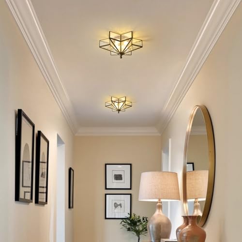 Star Vintage Bronze Ceiling Light