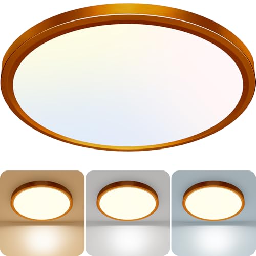 7 Inch Golden Bronze Flush Mount Ceiling Light