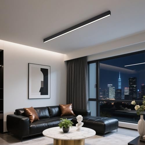 Black ceiling light LED