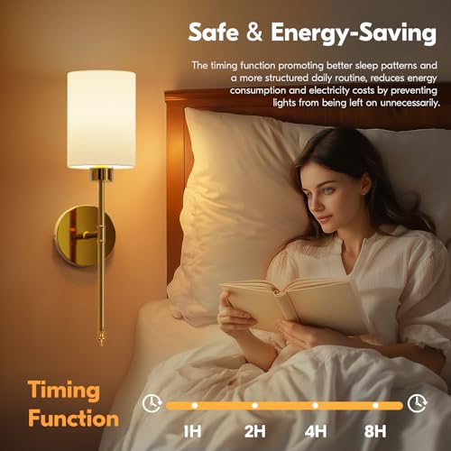 20.67 inch Battery Operated Wall Sconce Set of 2 (2 Count)