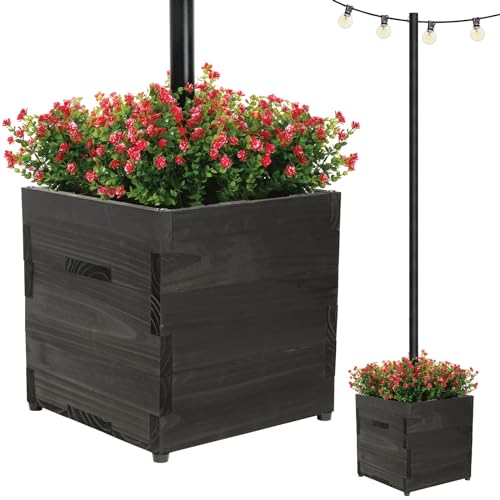 Extra Large Decorative Wooden Planter w