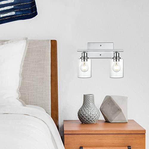 Bathroom Light Fixtures in Chrome Finish