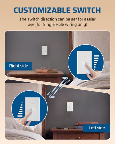 Digital Toggle Dimmer Switch (3 Count)