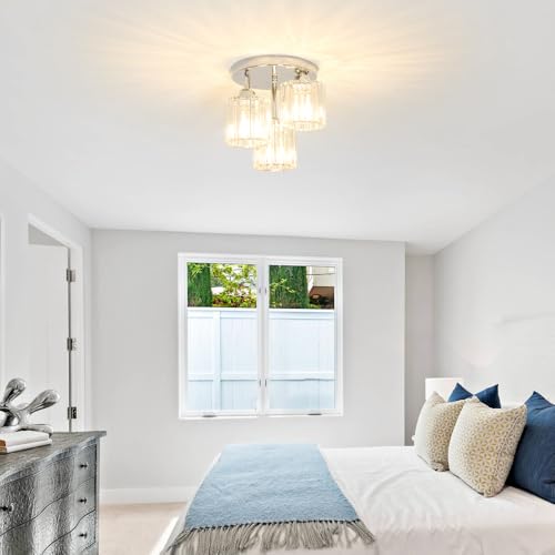 Crystal Ceiling Light Fixture