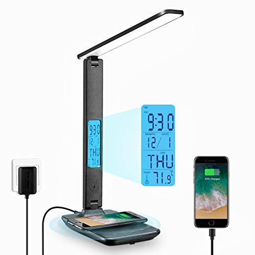 Desk Lamp with Wireless Charger