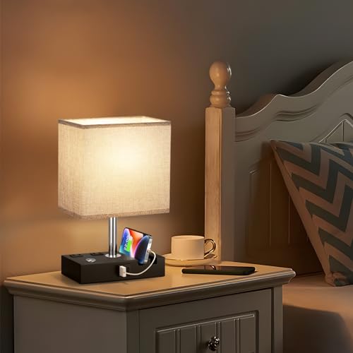 Touch Bedside Table Lamp for Bedroom