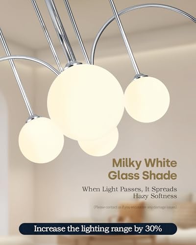 Nickel Sputnik Chandelier