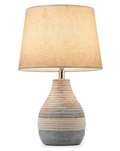 13" H Small Rechargeable Cordless Ceramic Table Lamp