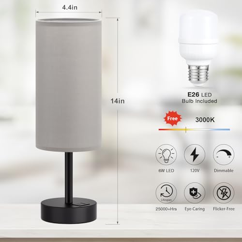 Bedside Table Lamp for Bedroom