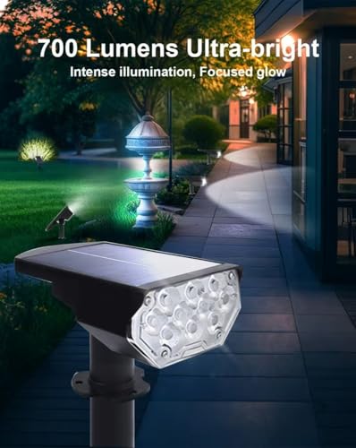 1 Pack Solar Spot Lights Outdoor Waterproof