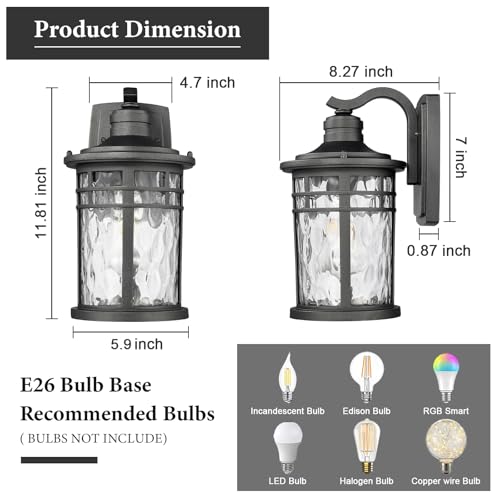 Outdoor Porch Lights Wall Mount