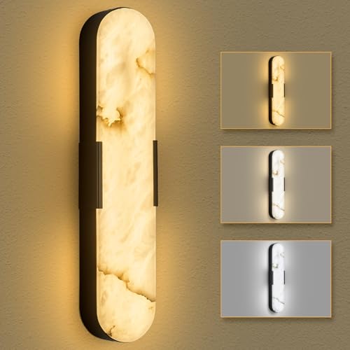 Black Alabaster Wall Sconce