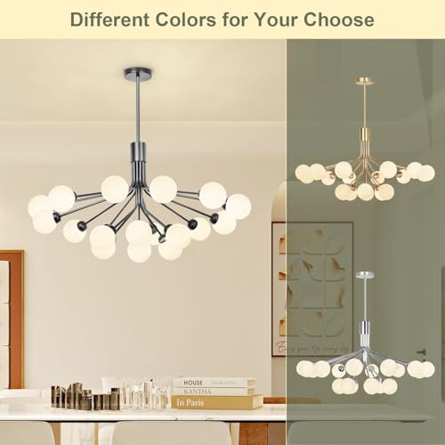 Glass Ball Sputnik Chandelier