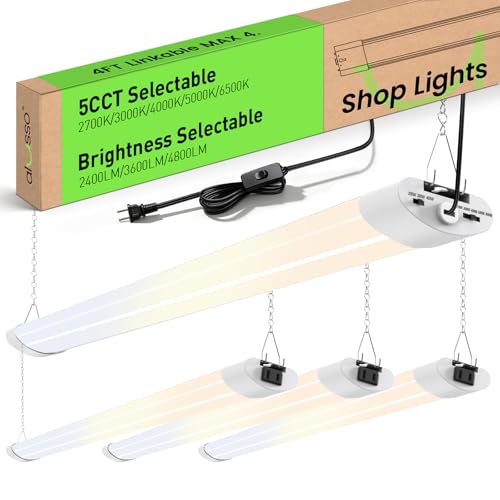LED Shop Lights 4FT for Garage (4 Count)