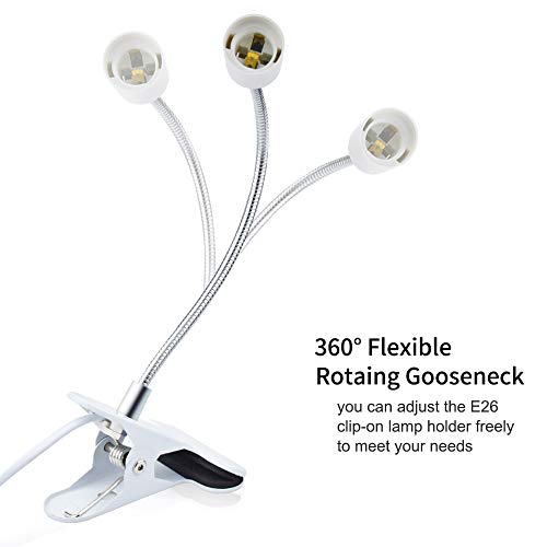 E26 Clamp Lamp Fixture (2 Count)