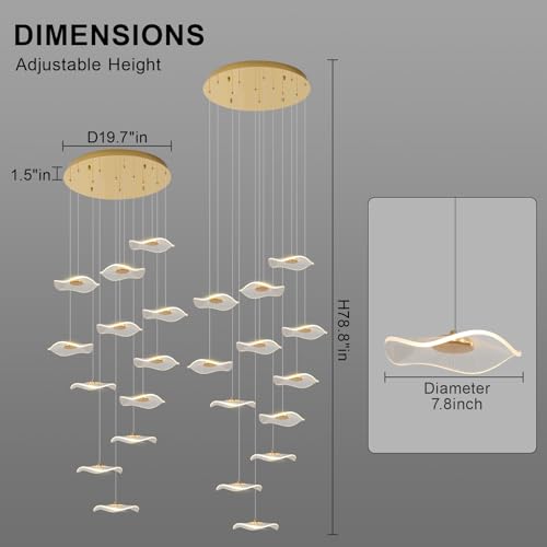 High Ceiling Chandelier (12 Count)
