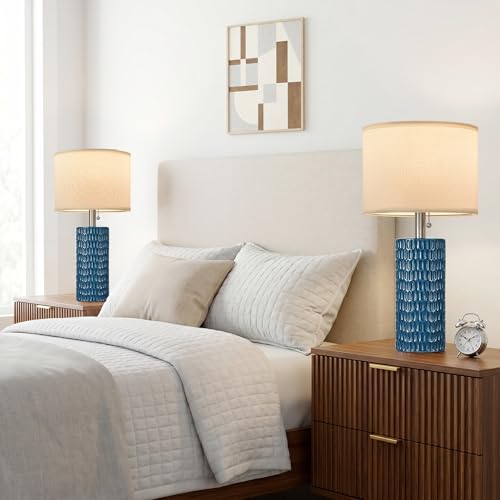 20” Modern Table Lamps Set of 2 (2 Count)