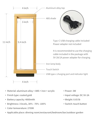 Cordless Waterproof Table Lamps