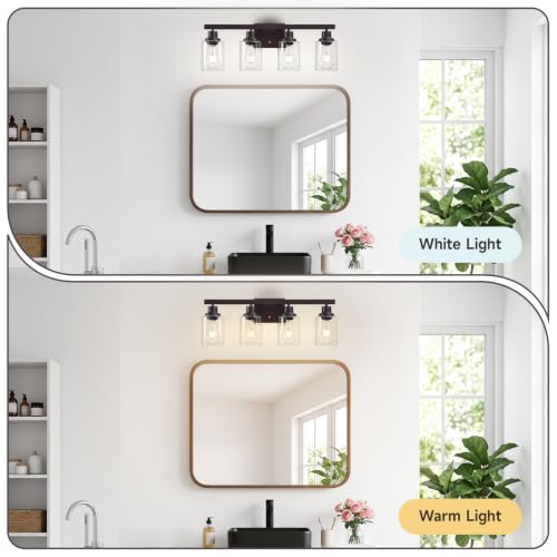 Oil Rubbed Bronze Vanity Lights for Bathroom