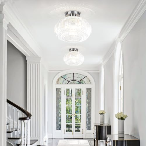 12 Inch Semi Flush Mount Ceiling Light Fixture