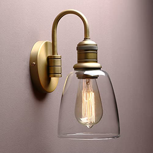 1 Light Brass Modern Vintage Indoor Wall Sconce