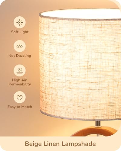 Small Wood Table Lamp