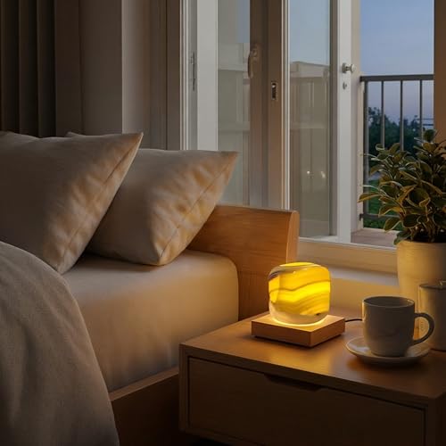 Marble Lamp Table Lamp Unique Stone Lamp Touch Lamp Pat Lamp Type