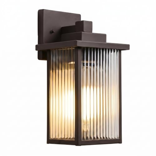 13" Oil Rubbed Bronze Outdoor Wall Light
