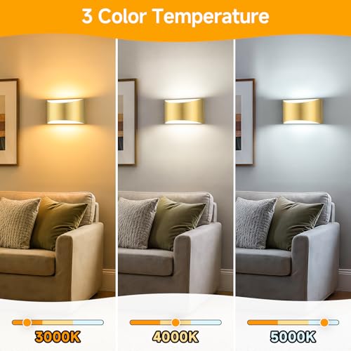 Modern LED Wall Sconce Set of 2 (2 Count)