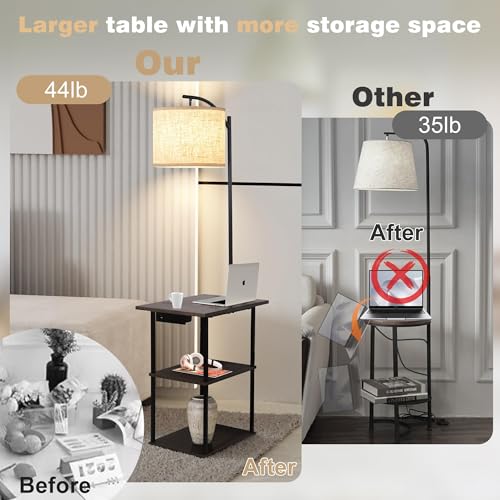 Floor Lamp with Table