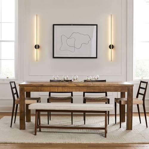 Battery Operated Modern Wall Sconce Set of Two
