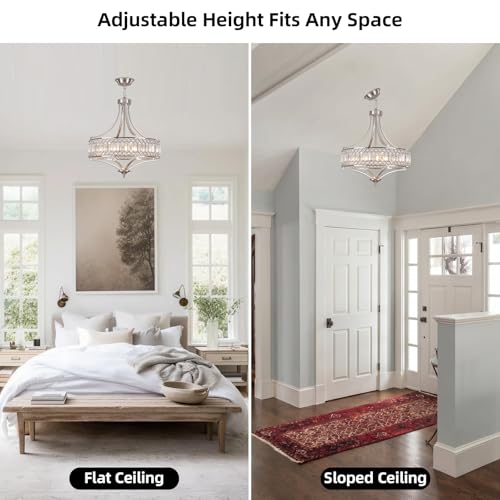 20" Crystal Chandelier for Dining Room 5