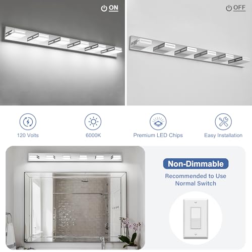 LED Bathroom Vanity Light Fixtures