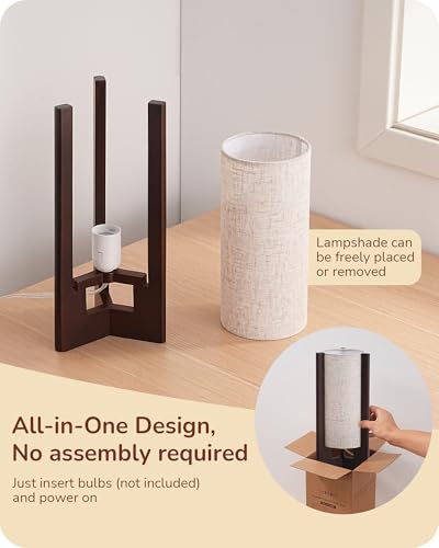 Wood Table Lamp